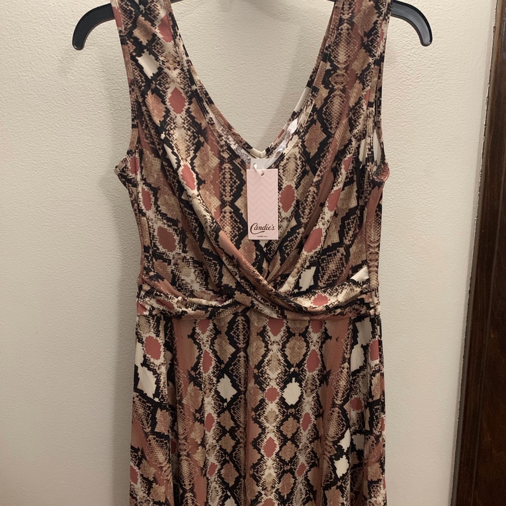 Candies Wrap front tank dress